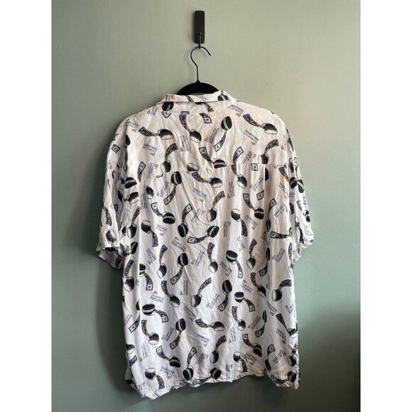 Vintage y2k Discover 2006 Conference Film Print Button Shirt Retro Men’s Size XL - Picture 5 of 5